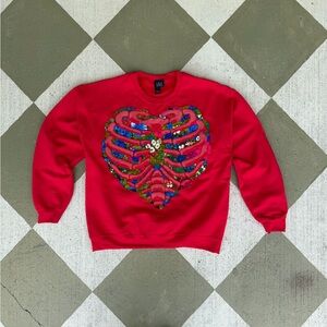 Garden of Love reworked crewneck Large